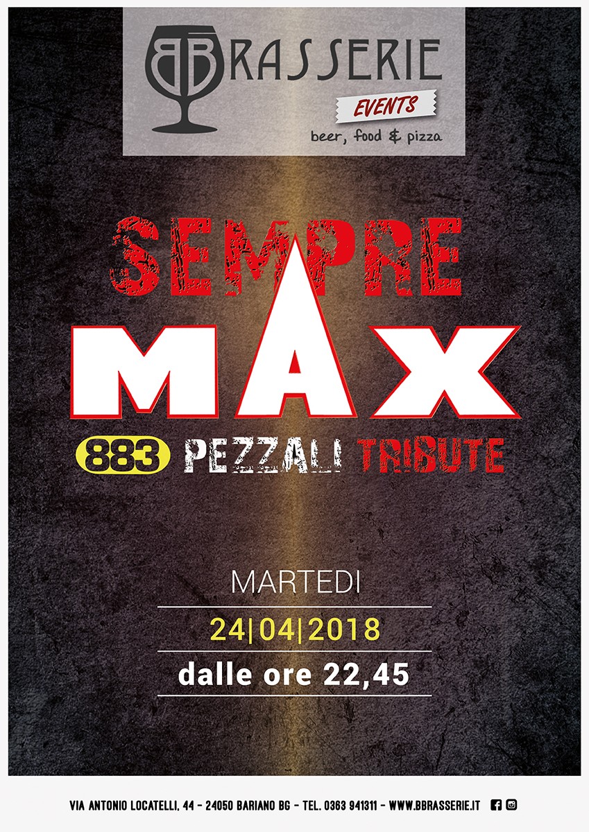 SEMPRE MAX – 883 Pezzali tribute